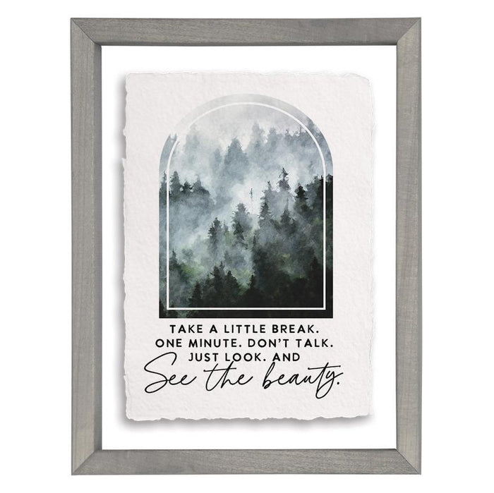 See The Beauty Forest - Floating Wall Art Rectangle