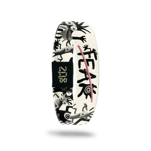 ZOX Wristband - No Fear - Uplifting/Motivational - Medium Size