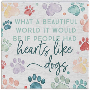 Hearts Like DOgs - Small Talk Rectangle