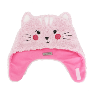 Kids & Baby Reversible Sherpa Hat - Cat/Super Hero