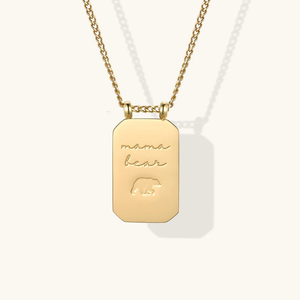 Necklace - MantraBand Note To Self "Mama Bear"