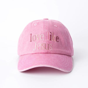 Baseball Cap - Mauve (Pigment Dye) - Love Like Jesus