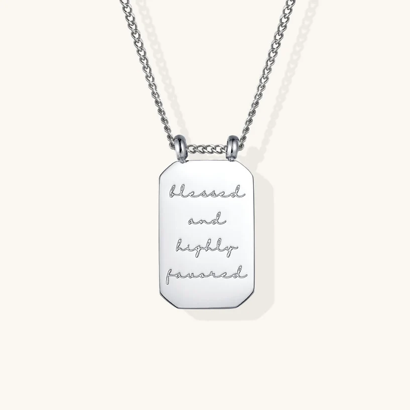 Necklace - MantraBand Note To Self "Blessed And Highly Favored"