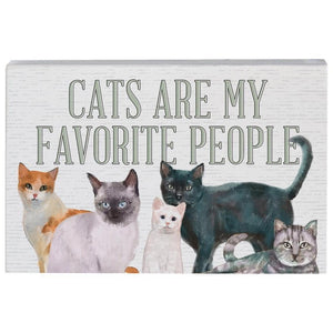 Cats Favorite People - Small Talk Rectangle
