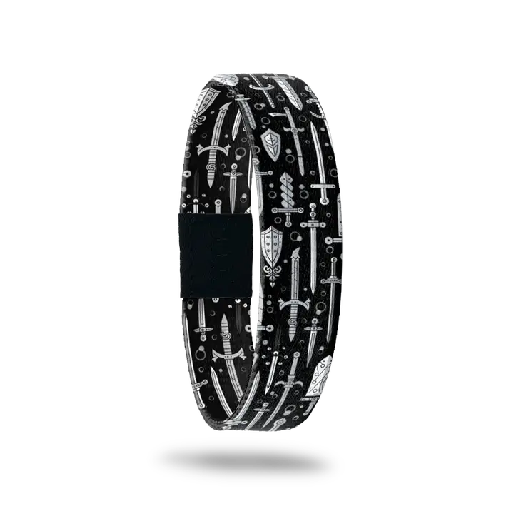 ZOX Wristband - No Guts, No Glory - Uplifting/Motivational - Medium Size