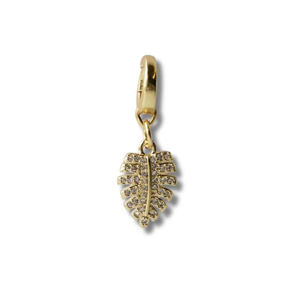 Lenny & Eva Monstera Leaf Charm - CZ
