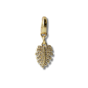 Lenny & Eva Monstera Leaf Charm - CZ