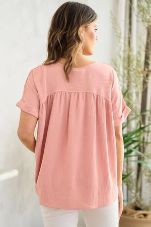 Dixie Woven Bodice - Dusty Pink