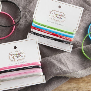 Silicone Bracelets - Set of 4