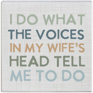 Voices Wife's Head - Small Talk Square