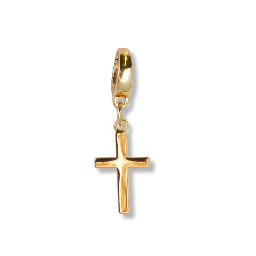Lenny & Eva Cross Charm - Gold
