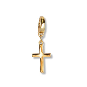 Lenny & Eva Cross Charm - Gold