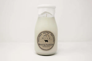 Milk Bottle Candle - Morning Sunshine