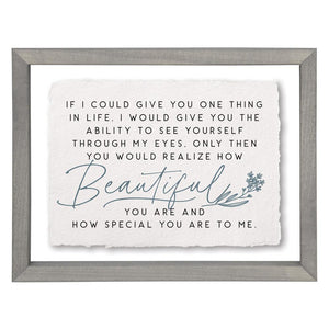 Give You One Thing - Floating Wall Art Rectangle