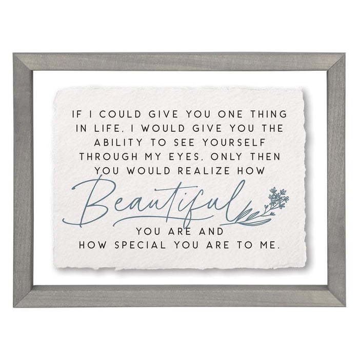 Give You One Thing - Floating Wall Art Rectangle