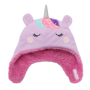 Kids & Baby Reversible Sherpa Hat - Unicorn/Narwhal