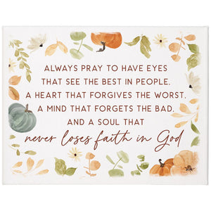 Wrapped Canvas - Always Pray
