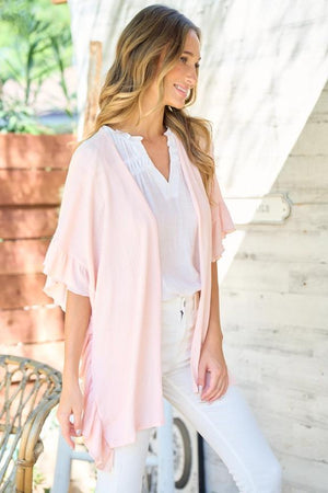Terri Soft Feel Cardigan - Blush