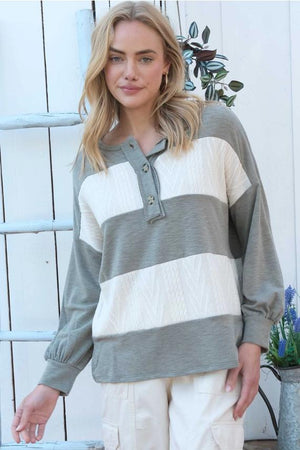 Fairbanks Knit Top - Olive