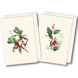 Christmas Note Cards - 3.5" x 5" Set of 8 with Envelopes