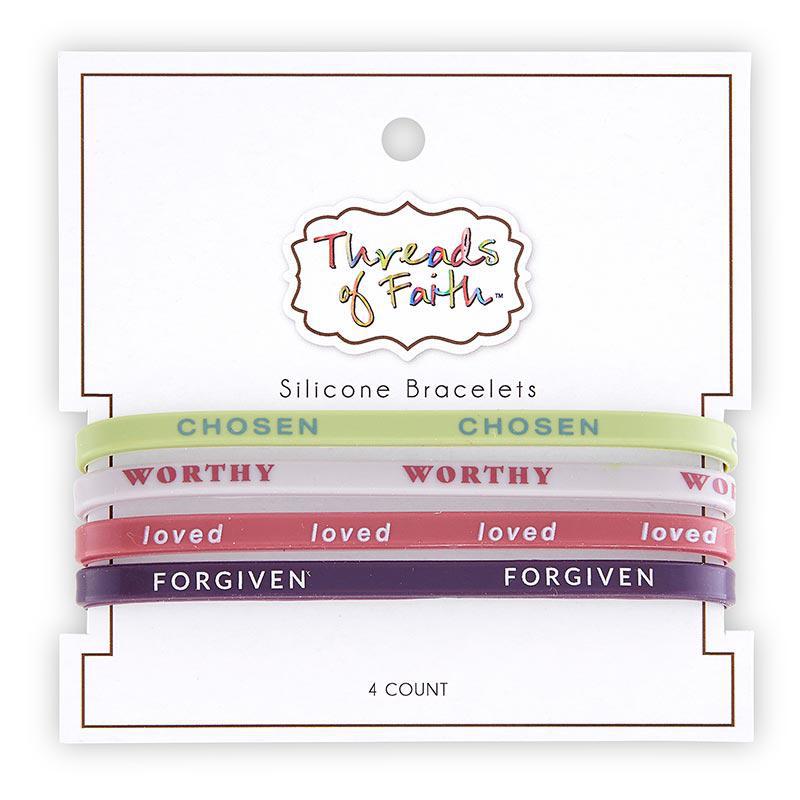 Silicone Bracelets - Set of 4