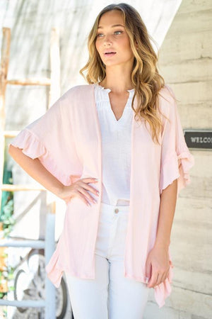 Terri Soft Feel Cardigan - Blush