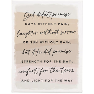 Wrapped Canvas - God Didn't Promise