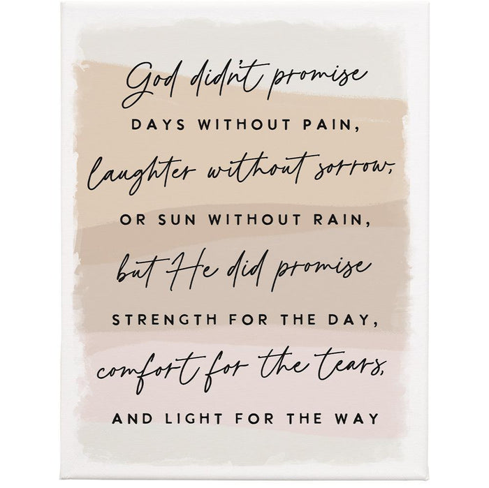 Wrapped Canvas - God Didn't Promise