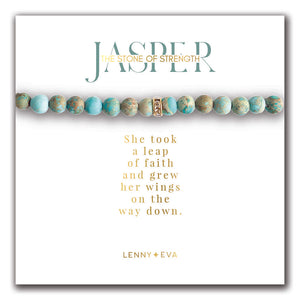 Lenny & Eva Bracelet -Gemstone Sparkle Bracelet Jasper