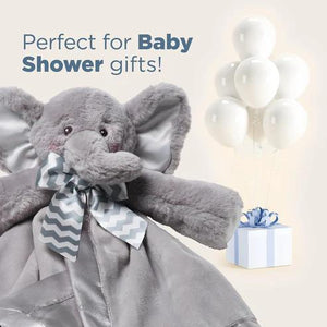 Lovey Blanket - Lil' Spout Gray Elephant Snuggler Lovey