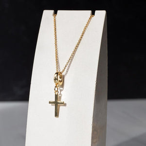 Lenny & Eva Cross Charm - Gold