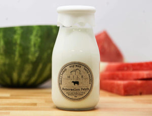 Milk Bottle Candle - Watermelon Patch