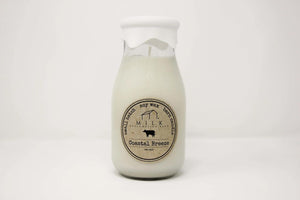 Milk Bottle Candle - Coastal Breeze