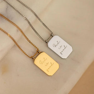 Necklace - MantraBand Note To Self "God is Good"