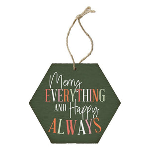 Christmas Ornament - Merry Everything Green