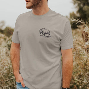 NLHD - "Be Strong and Steadfast Buffalo" Christian Graphic MOG Tee