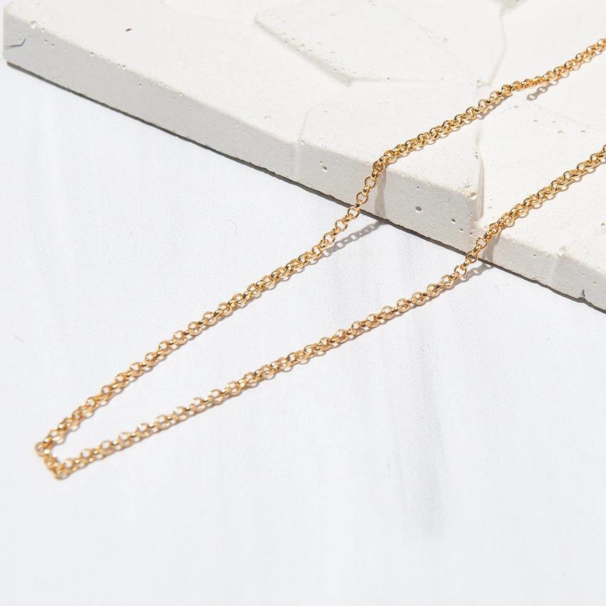 Lenny & Eva Necklace - Cable Gilded Chain 18"