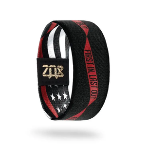 ZOX Wristband - First In, Last Out (First Responder USA) - Medium