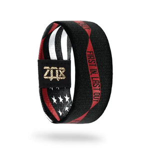 Zox Wristband - First In, Last Out (First Responder USA) - Medium
