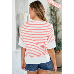 Zahara Scoop Neck Short Sleeve Top - White