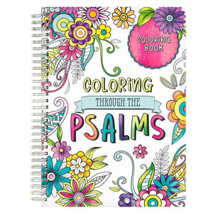 Adult Spiral Coloring Book - Coloring through the Psalms