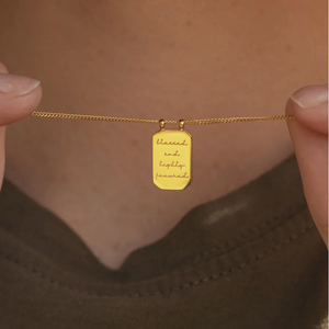 Necklace - MantraBand Note To Self "Blessed And Highly Favored"
