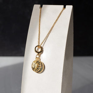 Lenny & Eva Sun & Moon Charm - Mother of Pearl