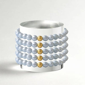 Lenny & Eva Gemstone Bracelet - Faceted Aquamarine