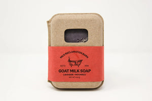 Hand Crafted Bar Soap in Sustainable Packaging - Goat Milk Lavender Patchouli