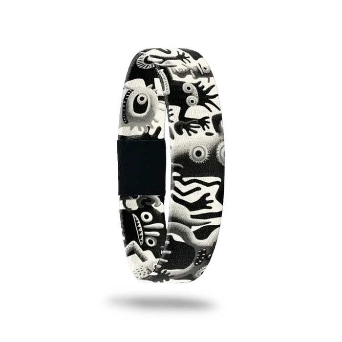 ZOX Wristband - No Fear - Uplifting/Motivational - Medium Size