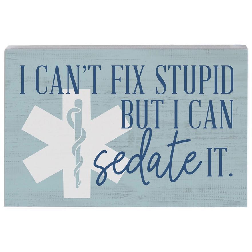 Fix Stupid Sedate - Small Talk Rectangle