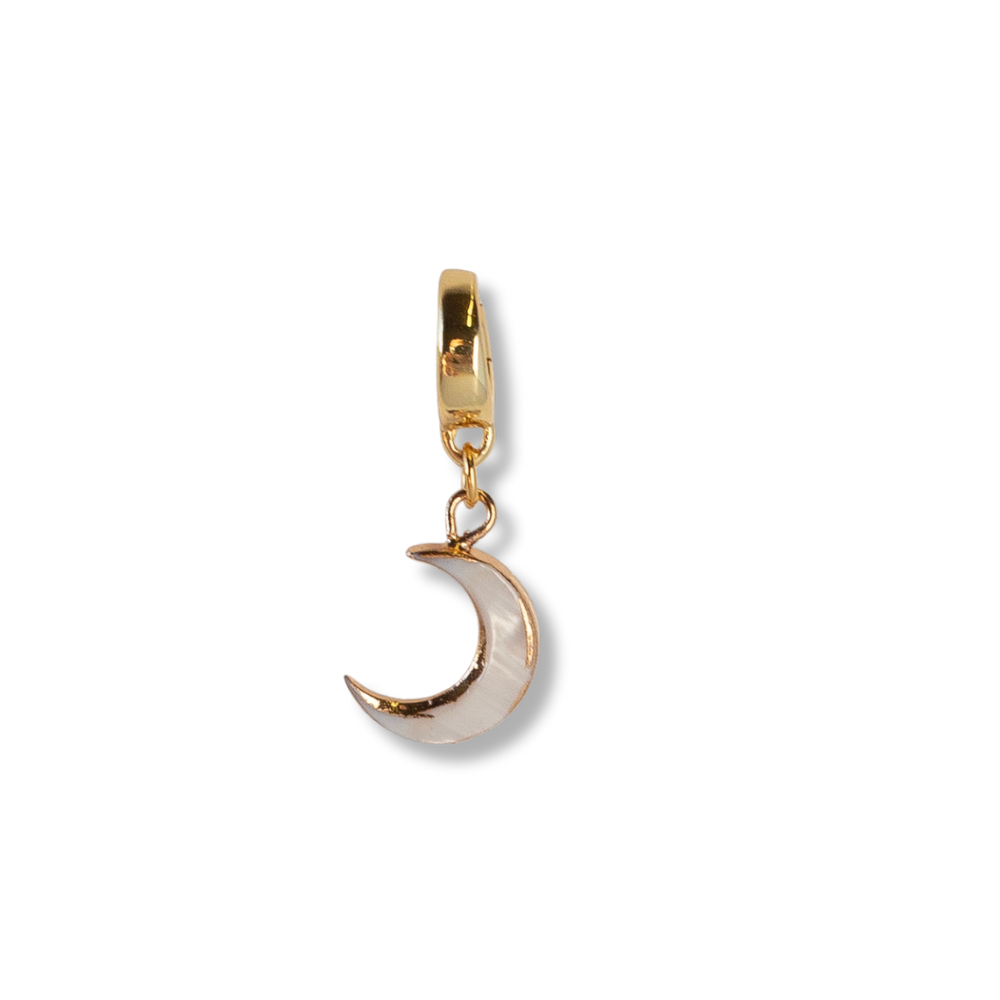 Lenny & Eva Moon Mother of Pearl Charm