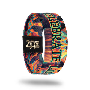 ZOX Wristband - Celebrate Life (Halloween) - Medium Size