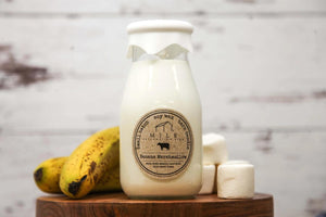 Milk Bottle Candle - Banana Marshmallow